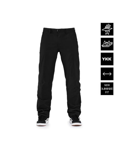Horsefeathers Vodootporne rastezljive hlače Reverb Loose - crne