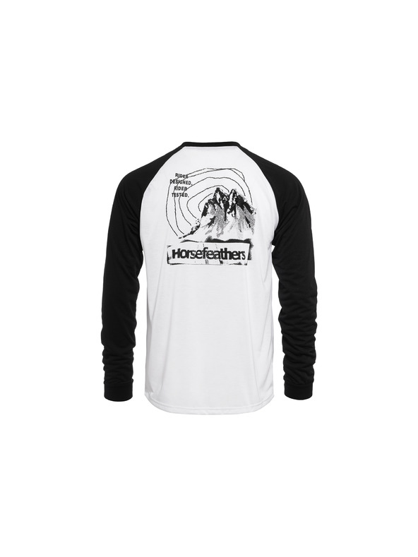 Horsefeathers Majica Shank LS - white