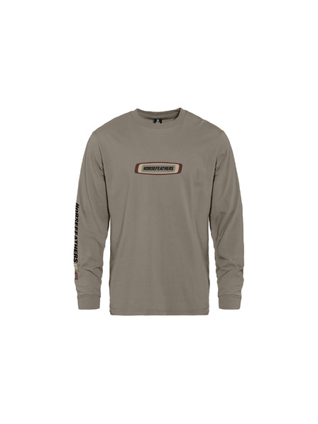 Horsefeathers Majica Raceway LS - taupe