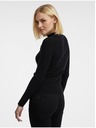 Orsay Crni ženski lagani džemper sa čipkom ORSAY