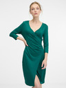 Orsay Zelena ženska haljina do koljena ORSAY
