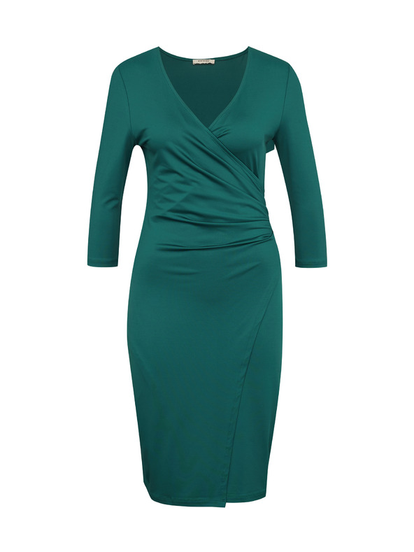 Orsay Zelena ženska haljina do koljena ORSAY