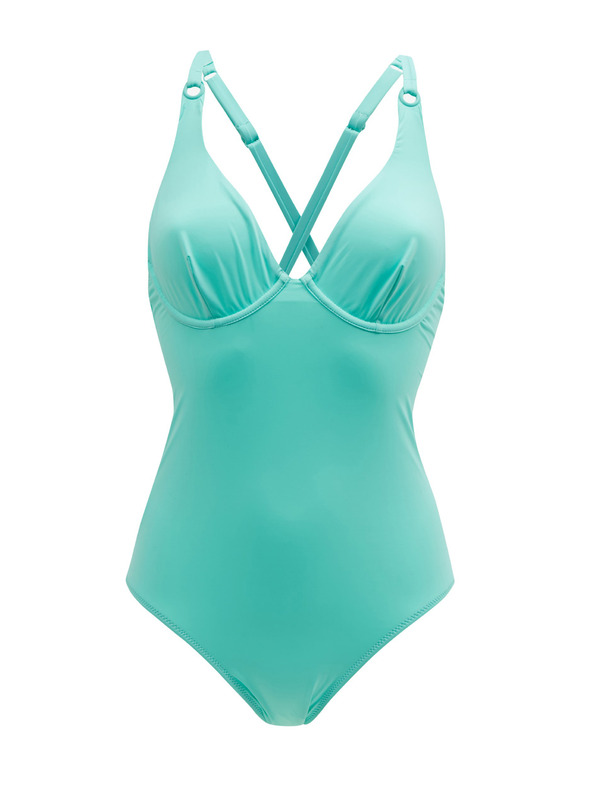 Orsay Tirkizni ženski jednodjelni kupaći kostim ORSAY