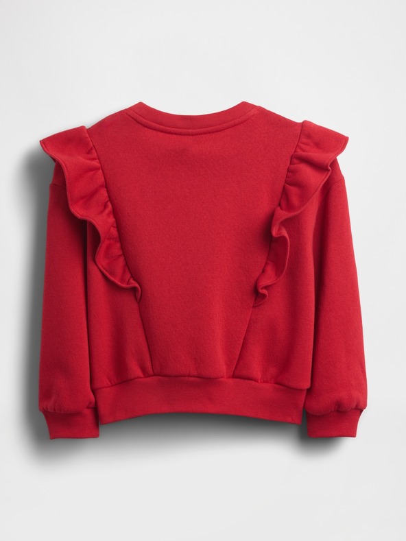 GAP Baby majica s volanima CashSoft GAP