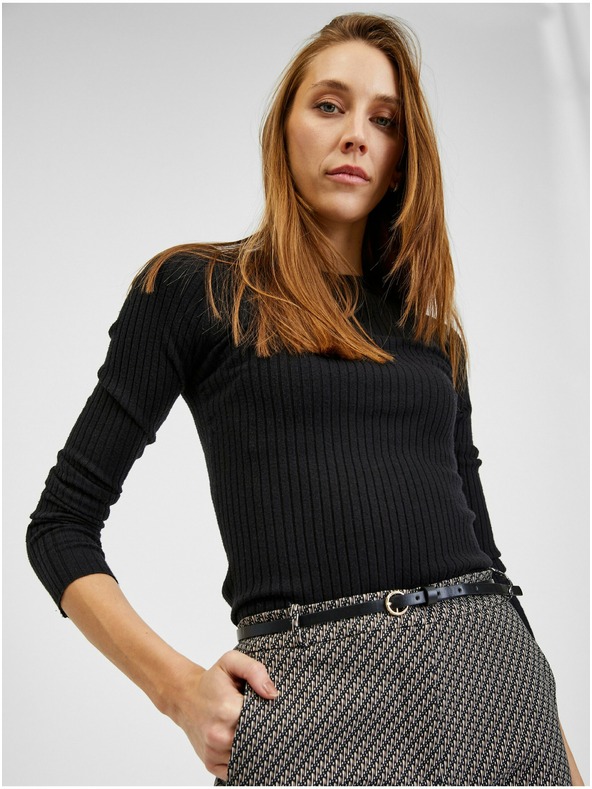 Orsay Bijelo-crne ženske hlače s uzorkom ORSAY