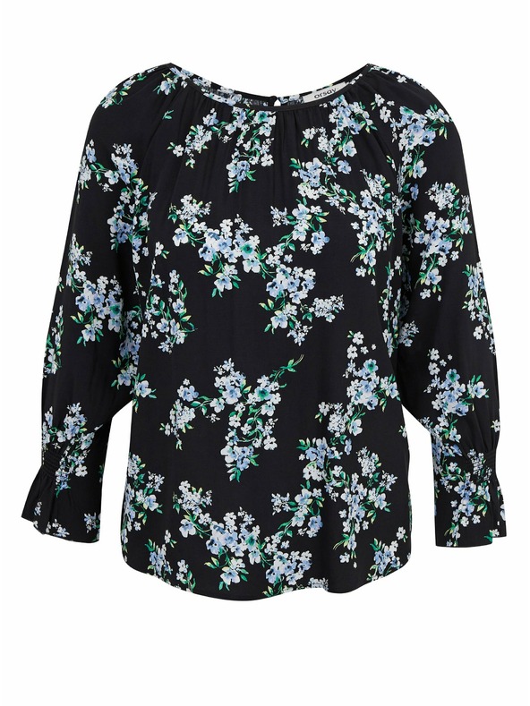Orsay Crna ženska bluza cvjetnog uzorka ORSAY