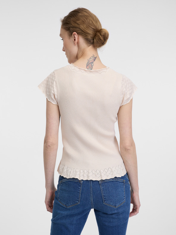 Orsay Svijetlo roza ženska majica kratkih rukava ORSAY