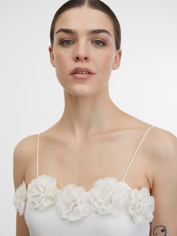 Orsay Krem ženska majica bez rukava ORSAY