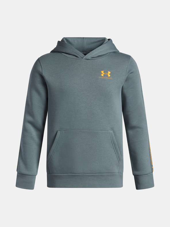 Under Armour Dječji hoodie Under Armour B Icon Flc HD Taping-BLU