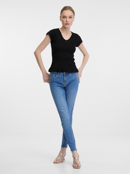 Orsay Crna ženska majica kratkih rukava ORSAY