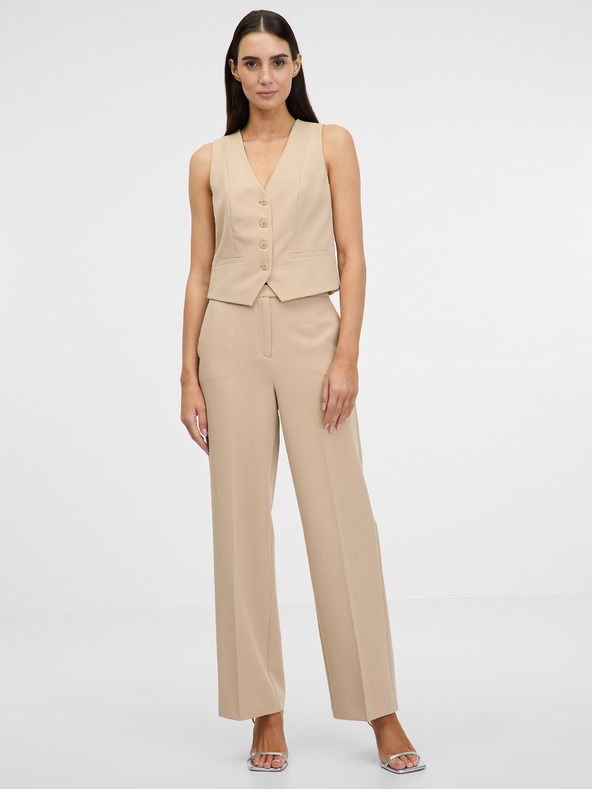 Orsay Svijetlo smeđe ženske hlače ORSAY