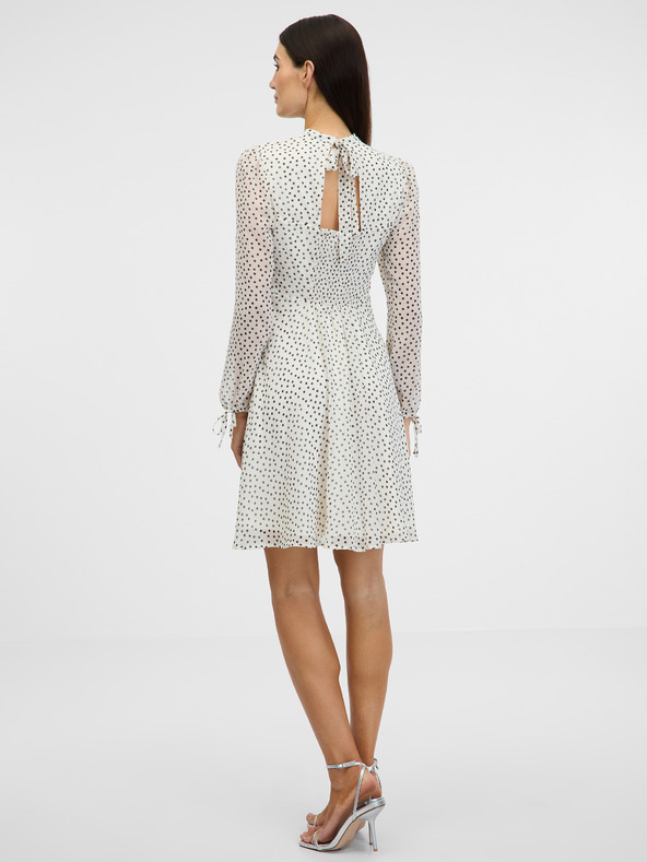 Orsay Krem ženska haljina do koljena ORSAY