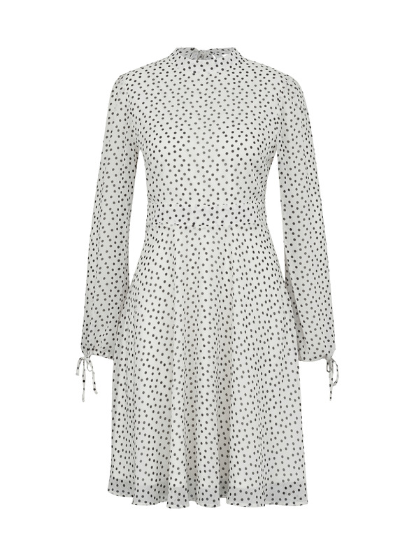 Orsay Krem ženska haljina do koljena ORSAY