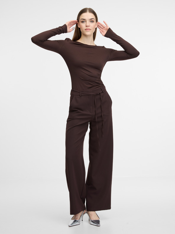 Orsay Smeđe ženske hlače ORSAY