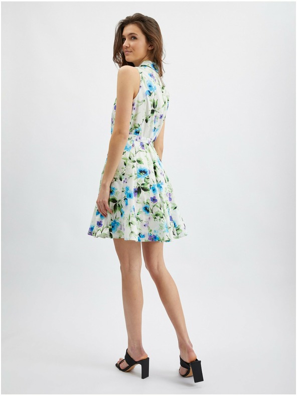 Orsay Plavo-kremaste cvjetne haljine za žene ORSAY