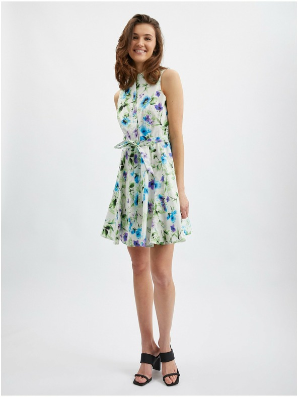 Orsay Plavo-kremaste cvjetne haljine za žene ORSAY