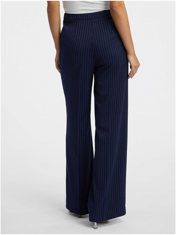 Orsay Tamnoplave ženske prugaste hlače ORSAY