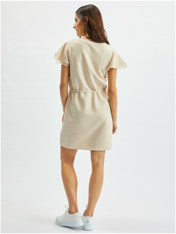 Orsay Bež ženska sportska haljina s čipkom ORSAY