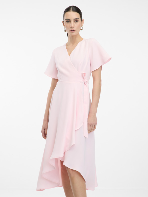 Orsay Svijetlo roza ženska midi haljina ORSAY