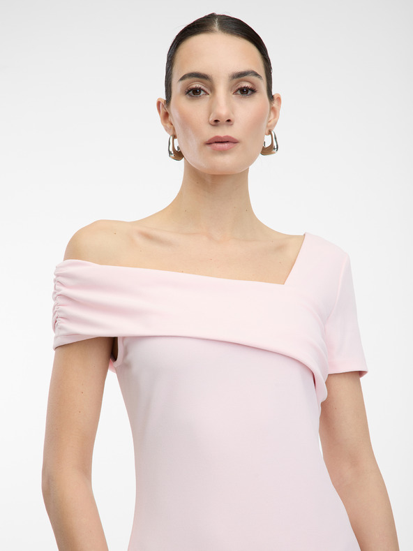 Orsay Svijetlo ružičasta ženska haljina do koljena ORSAY