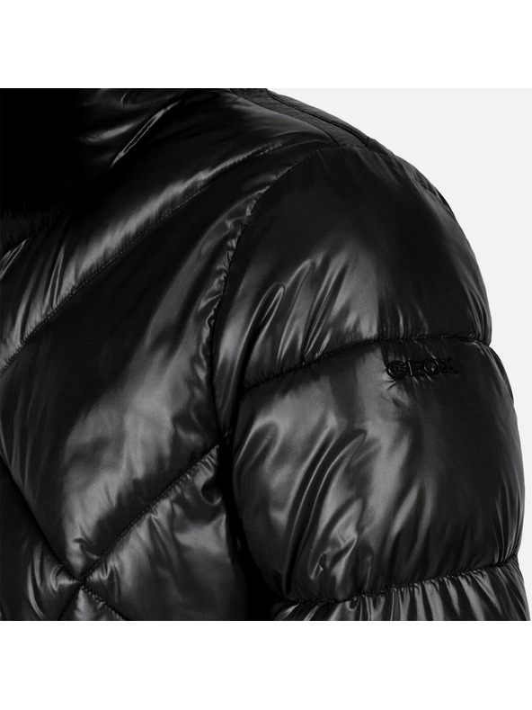 Geox Crna ženska pernata jakna Geox Backsie