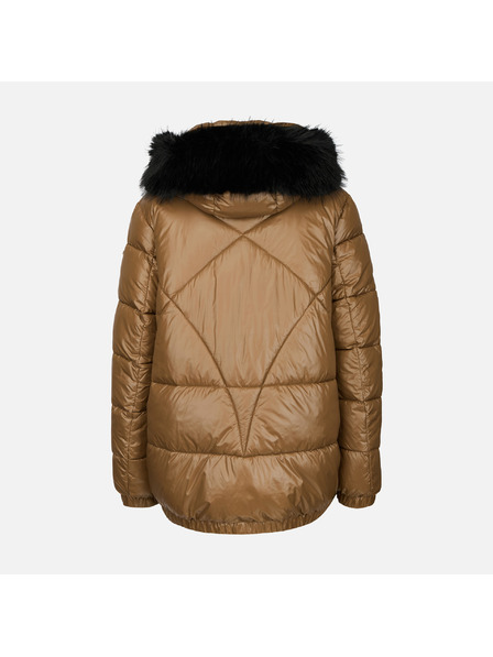 Geox Svijetlo smeđa ženska pernata jakna Geox Backsie