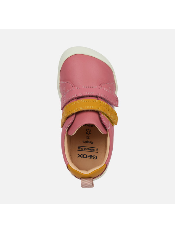 Geox Ružaste djevojčinske barefoot cipele za prve korake Geox Steppieup Girl