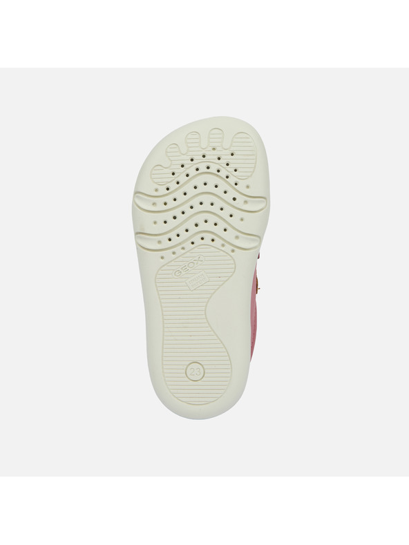 Geox Ružaste djevojčinske barefoot cipele za prve korake Geox Steppieup Girl