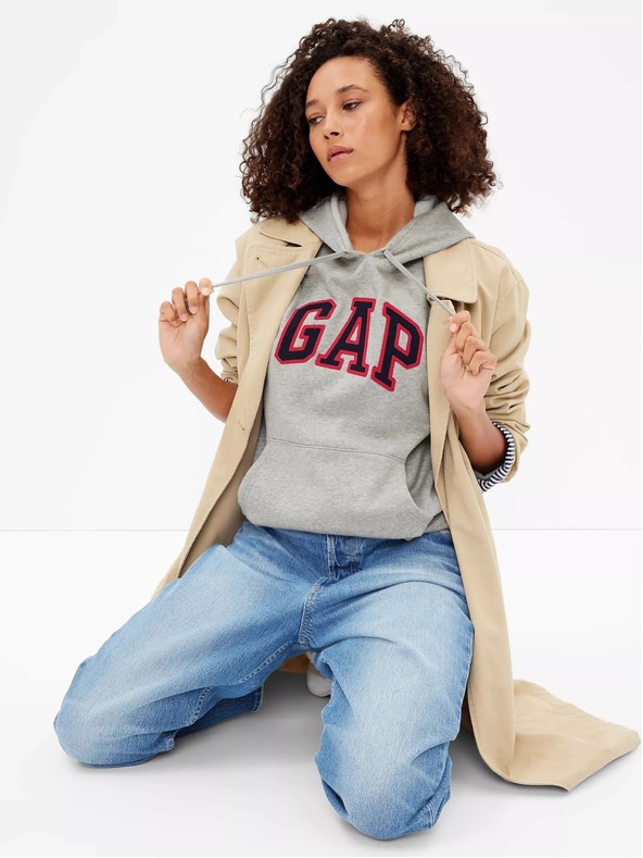 GAP Majica s logom i flisom GAP