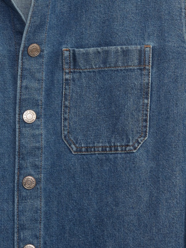 GAP Dječja traper oversize košulja-jakna GAP