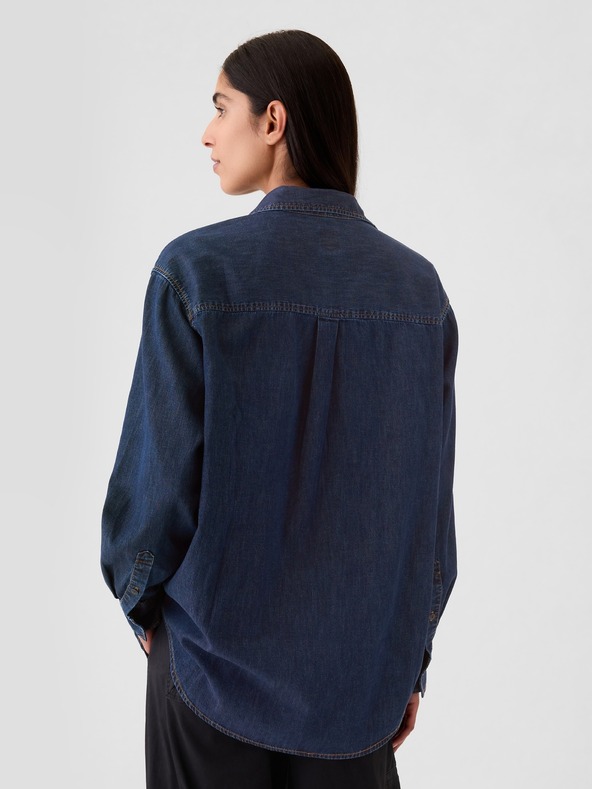 GAP Chambray oversize košulja Big Shirt GAP