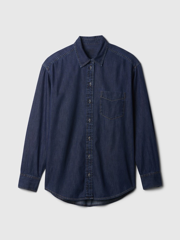 GAP Chambray oversize košulja Big Shirt GAP