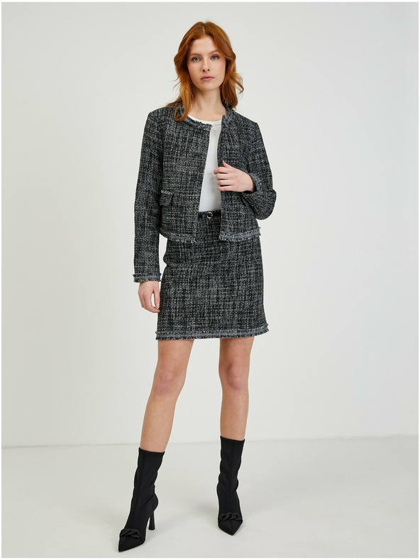 Orsay Siva ženska suknja od tvida ORSAY