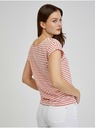 Orsay Crveno-bijela ženska prugasta majica ORSAY