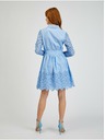 Orsay Plave ženske provalapane košuljaste haljine sa vezivanjem ORSAY