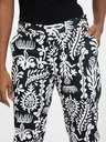 Orsay Crno-bijele ženske hlače s uzorkom ORSAY