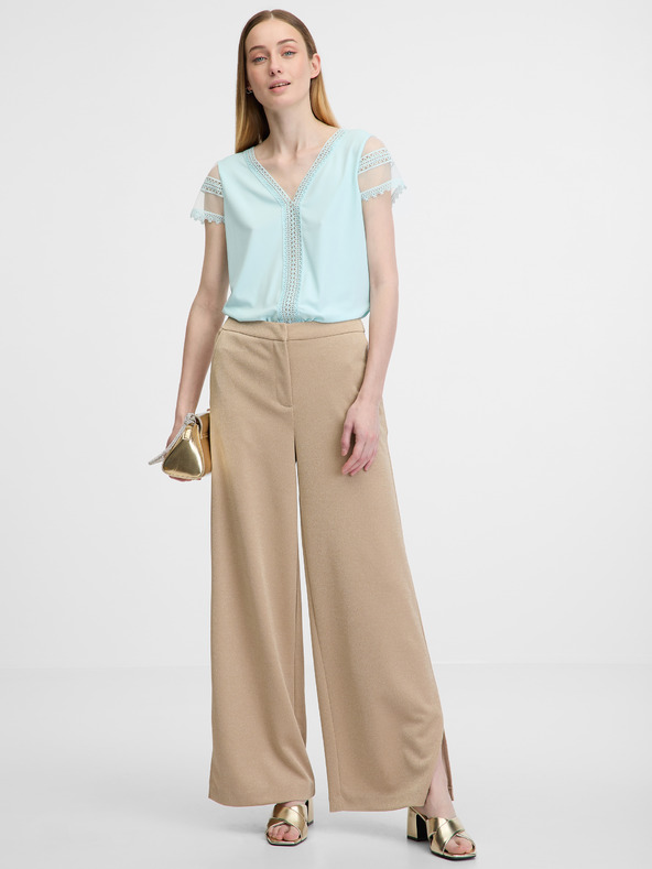 Orsay Svijetlo plava ženska majica kratkih rukava ORSAY