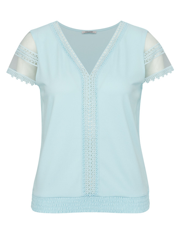 Orsay Svijetlo plava ženska majica kratkih rukava ORSAY