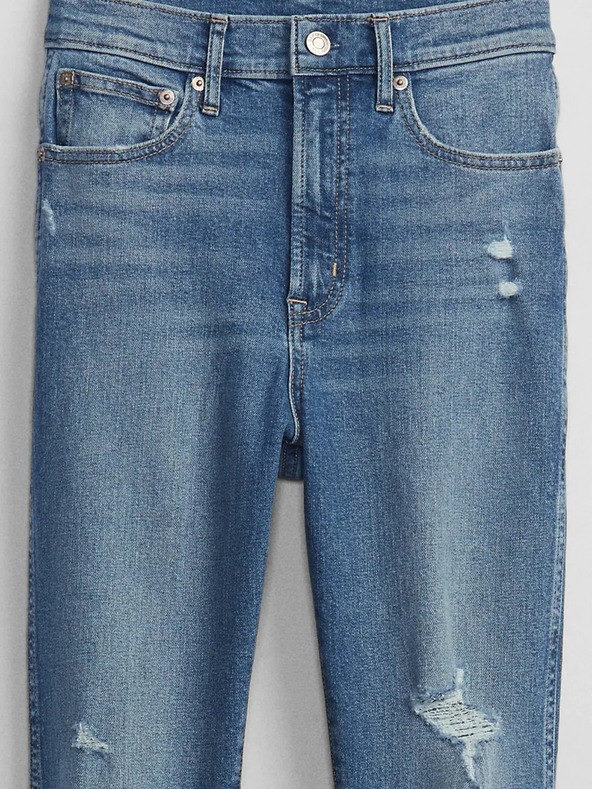 GAP Slim High Rise Destructed Vintage džins GAP