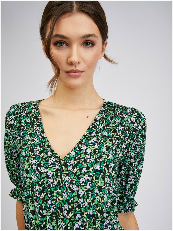 Orsay Zelena ženska haljina s uzorkom ORSAY