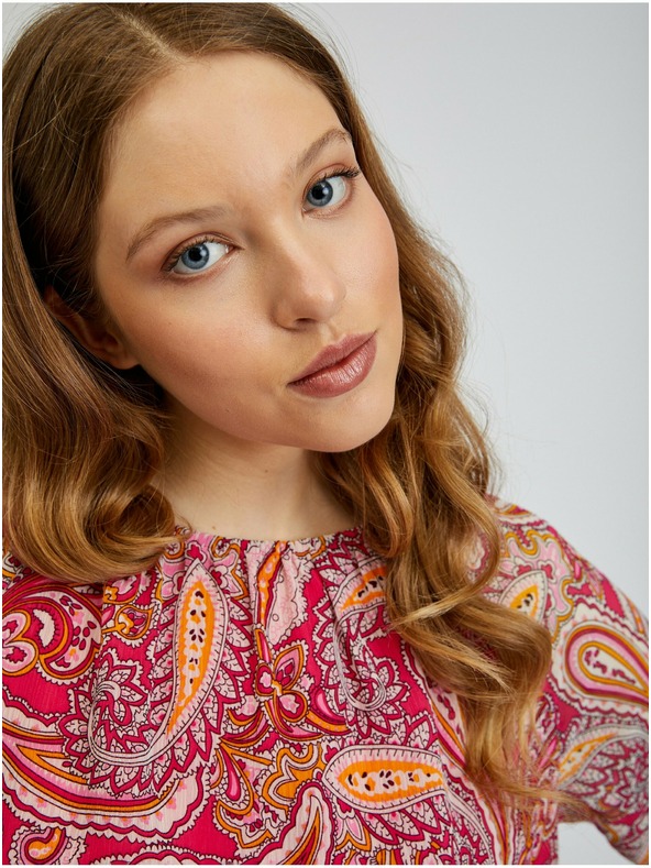 Orsay Crveno-ružičasta ženska bluza s uzorkom ORSAY