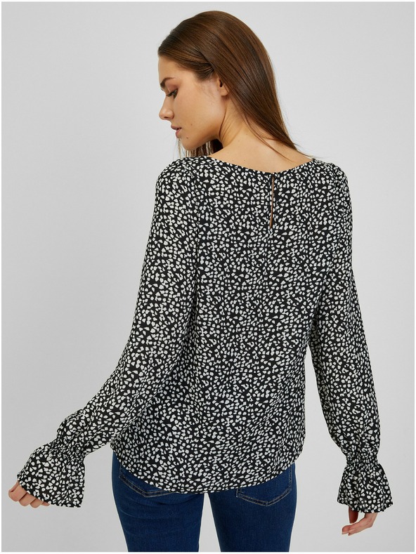 Orsay Bijelo-crna ženska bluza s uzorkom ORSAY