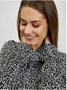 Orsay Bijelo-crna ženska bluza s uzorkom ORSAY