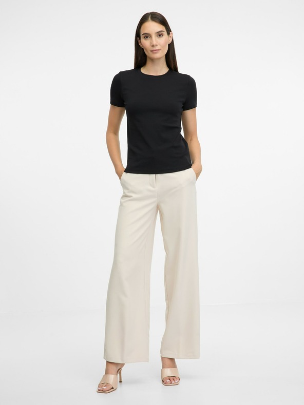 Orsay Crna ženska majica kratkih rukava ORSAY