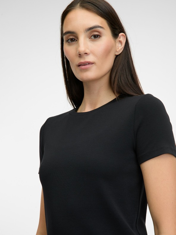 Orsay Crna ženska majica kratkih rukava ORSAY