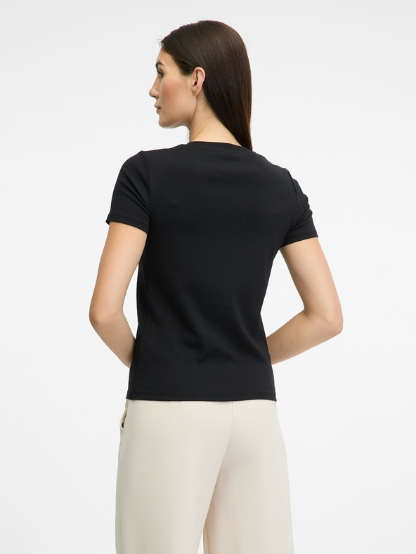 Orsay Crna ženska majica kratkih rukava ORSAY