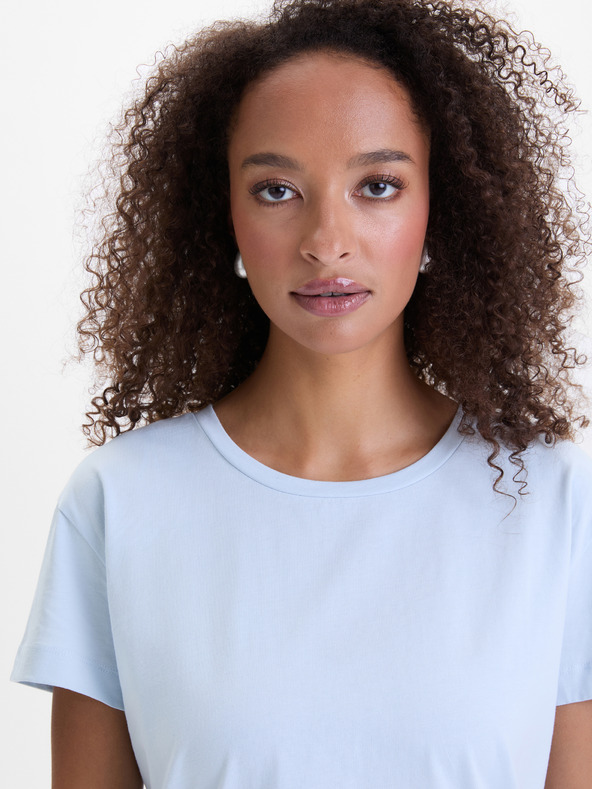 Orsay Svijetlo plava ženska majica kratkih rukava ORSAY