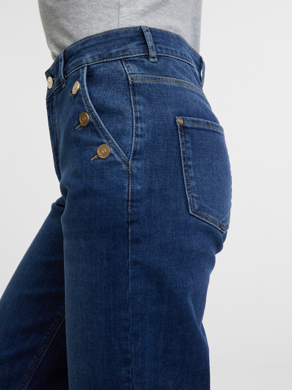 Orsay Tamnoplave ženske široke traperice ORSAY