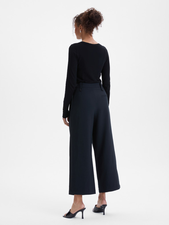 Orsay Crne ženske široke hlače ORSAY