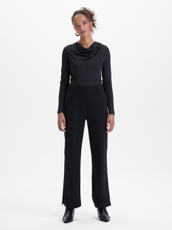 Orsay Crne ženske ravne hlače ORSAY